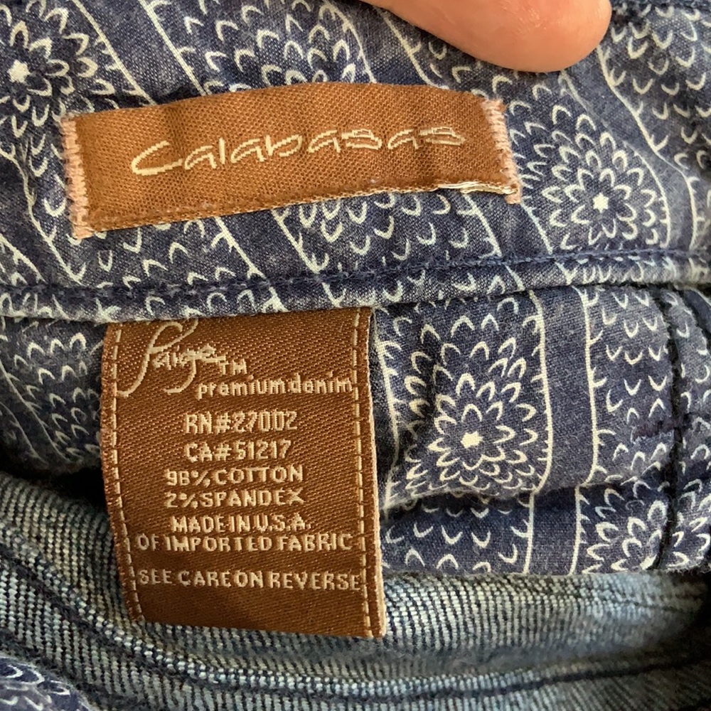 Paige Premium Denim Calabasas Jeans size 27 - Picture 9 of 10